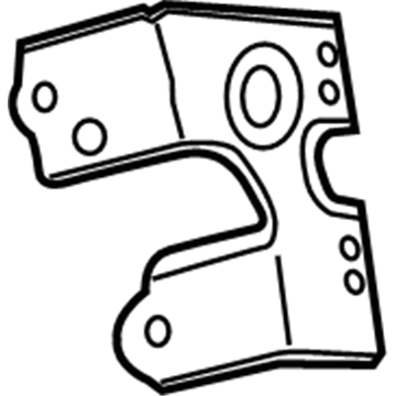 Toyota 86212-52350 AM/FM Cd Mount Bracket