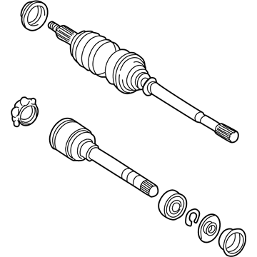 Toyota 43410-06271 Shaft Assembly, Front Drive, Right