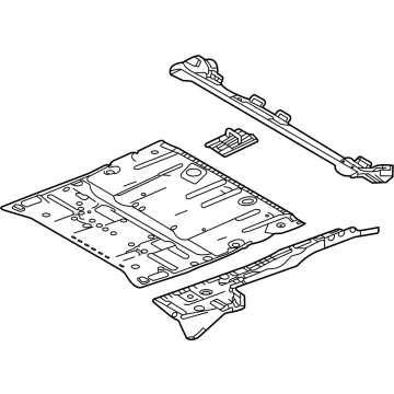 Toyota 58303-08040 Floor Pan Assembly