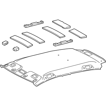 Toyota 63310-52A51-B0 HEADLINING Assembly, Roof