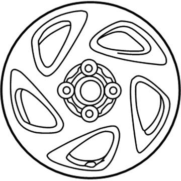 Toyota 42611-02140 Rim, Wheel