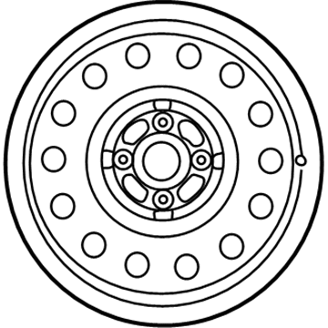 Toyota 42611-1A141 Wheel, Steel