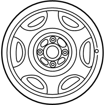 Toyota 42611-01140 Wheel, Disc