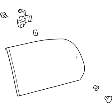 Toyota 62710-60813 Glass Assembly