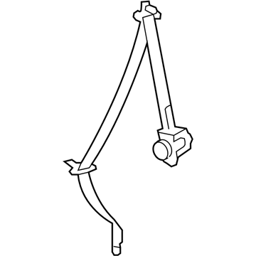 Toyota 73370-35271-C2 Belt & Retractor