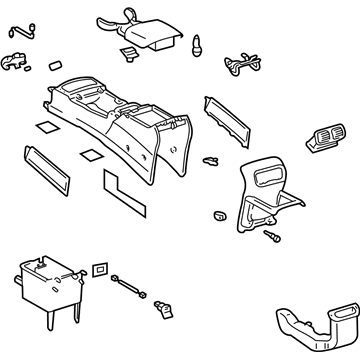 Toyota 58910-35130-B0 Console Assembly