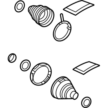 Toyota 04429-48062 Boot Kit