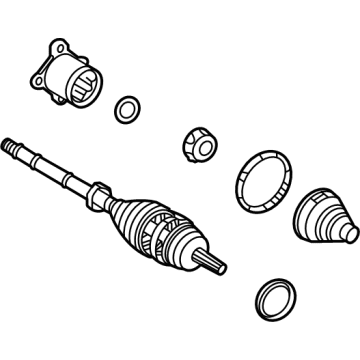 Toyota 42340-52080 Axle Assembly