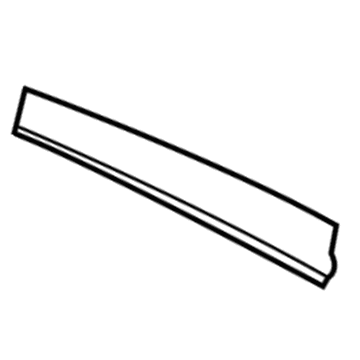 Toyota 75755-0E030 MOULDING, Front Door Window Frame