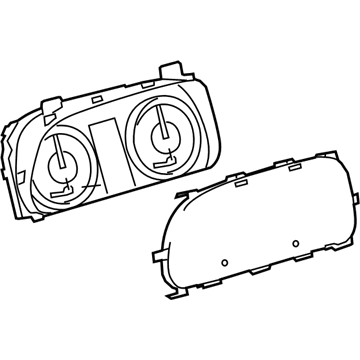 Toyota 83800-08610 Instrument Cluster