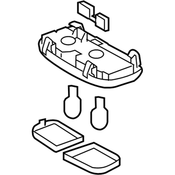 Toyota 81260-52030-B1 Map Lamp Assembly