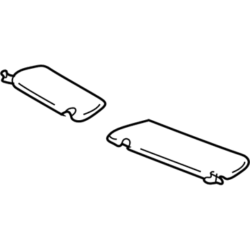 Toyota 74310-35440-B1 Sunvisor