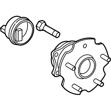 Scion 42450-12090 Hub & Bearing Assembly