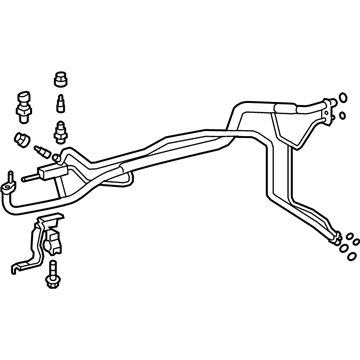 Toyota Sienna A/C Hose - 88710-08120