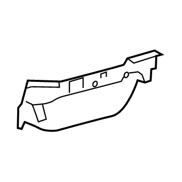 Toyota 58315-06020 Extension, Rear Floor