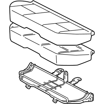 2004 Toyota Tacoma Seat Cushion - 71460-04200-B0