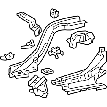 Toyota 57611-47903 Sidemember Assembly