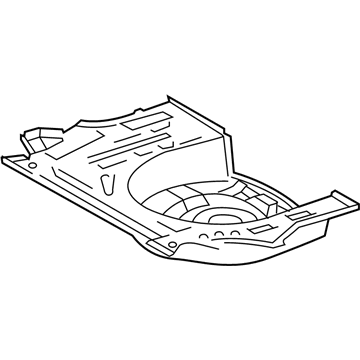 Toyota 58311-47900 Pan, Rear Floor