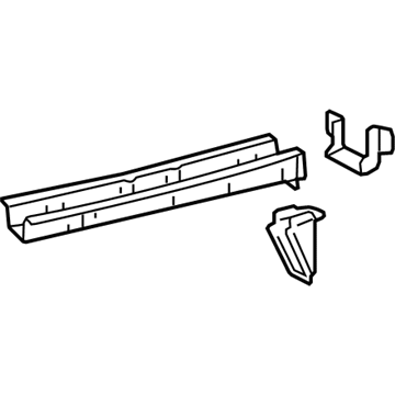 Toyota 57615-47903 Sidemember Rail