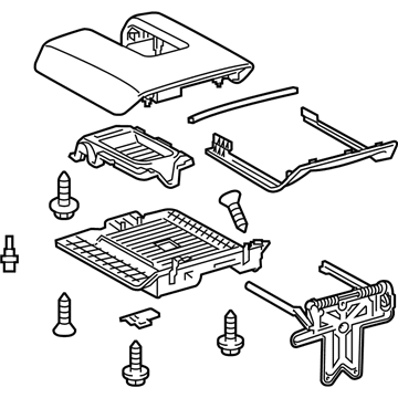 Toyota 58905-0C190-C1 Door Sub-Assembly, Console Compartment