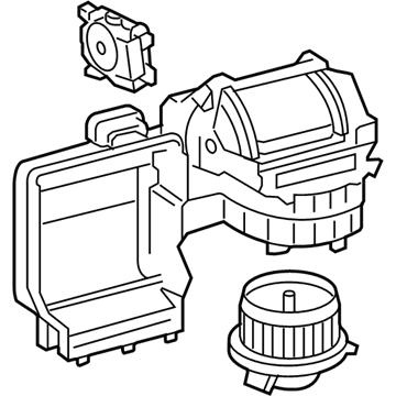 Toyota 87130-07071 Blower Assembly