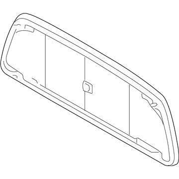 Toyota 64810-04111 Back Glass