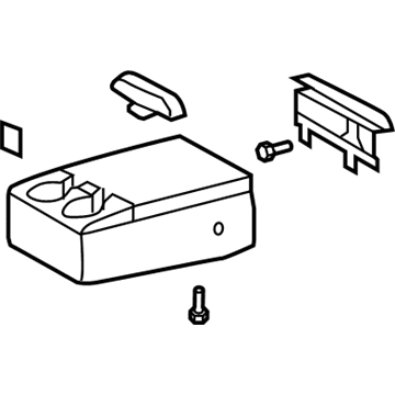 Toyota 72810-0C190-B0 Armrest Assembly