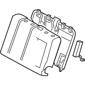 Toyota 71430-0C340-B0 Seat Back Assembly