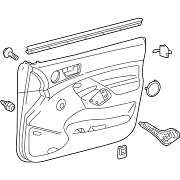 Toyota 67610-04340-B0 Door Trim Panel