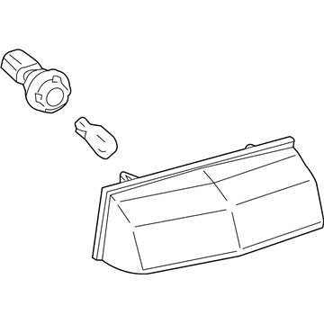Toyota 81270-53011 License Lamp