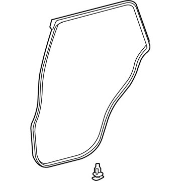 2021 Toyota 4Runner Weather Strip - 67871-35091