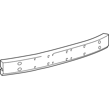 Toyota 52171-52030 Reinforcement, Rear Bumper