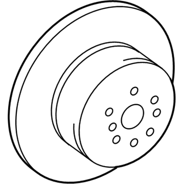 Toyota 42431-33100 Rear Disc