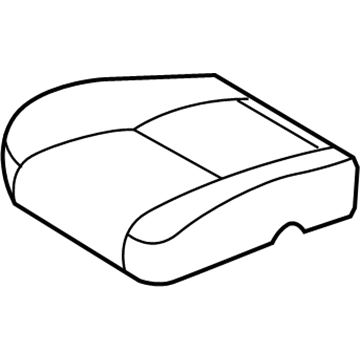 Toyota 71071-08010-B0 Front Seat Cushion Cover, Right(For Separate Type)