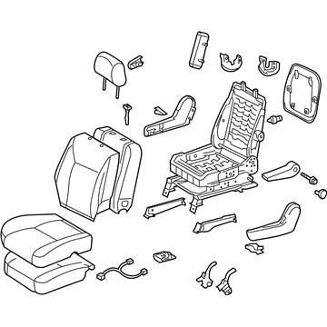 Toyota 71100-08101-E0 Seat Assembly