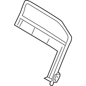 Toyota 71017-35070 Frame Sub-Assembly Seat Back