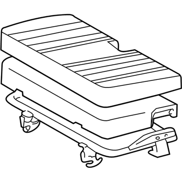 Toyota 71460-35590-B3 Cushion Assembly