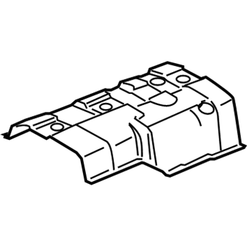 Toyota 58327-02050 Insulator, Main Muffler Heat