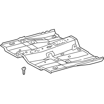 Toyota 58111-17050 Front Floor Pan