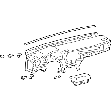 Toyota 55401-07120-B0 Instrument Panel