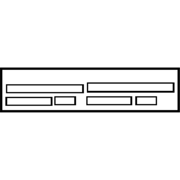 Toyota 88723-06080 A/C Label