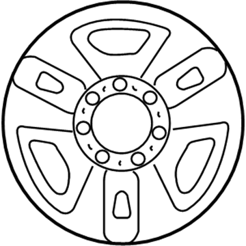 Toyota 42611-04040 Wheel, Alloy