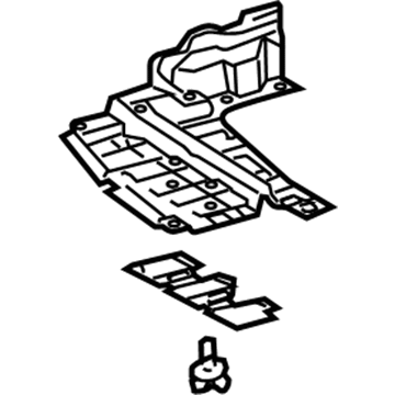 Toyota 51408-47012 Splash Shield