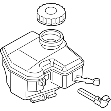 Toyota 47220-WAA01 Reservoir Assembly, Mast