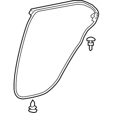 2023 Toyota GR Corolla Door Seal - 67871-12590