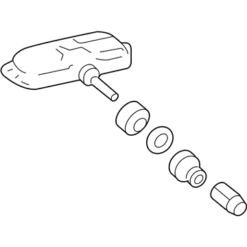 Toyota 42607-06030 Valve Sub-Assembly, Tire