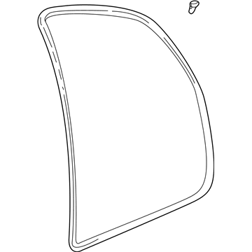 2002 Toyota Prius Door Seal - 67872-47010