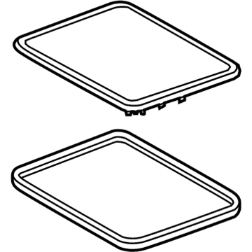 Toyota 63201-08031 Glass Sub-Assembly, SLID