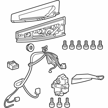 Toyota 87966-47700 Motor Assembly, Outer Driver Side