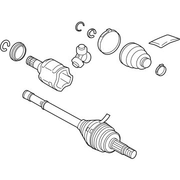 Toyota bZ4X Axle Shaft - 42340-42081